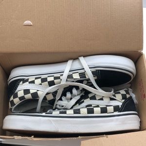 Checkered vans